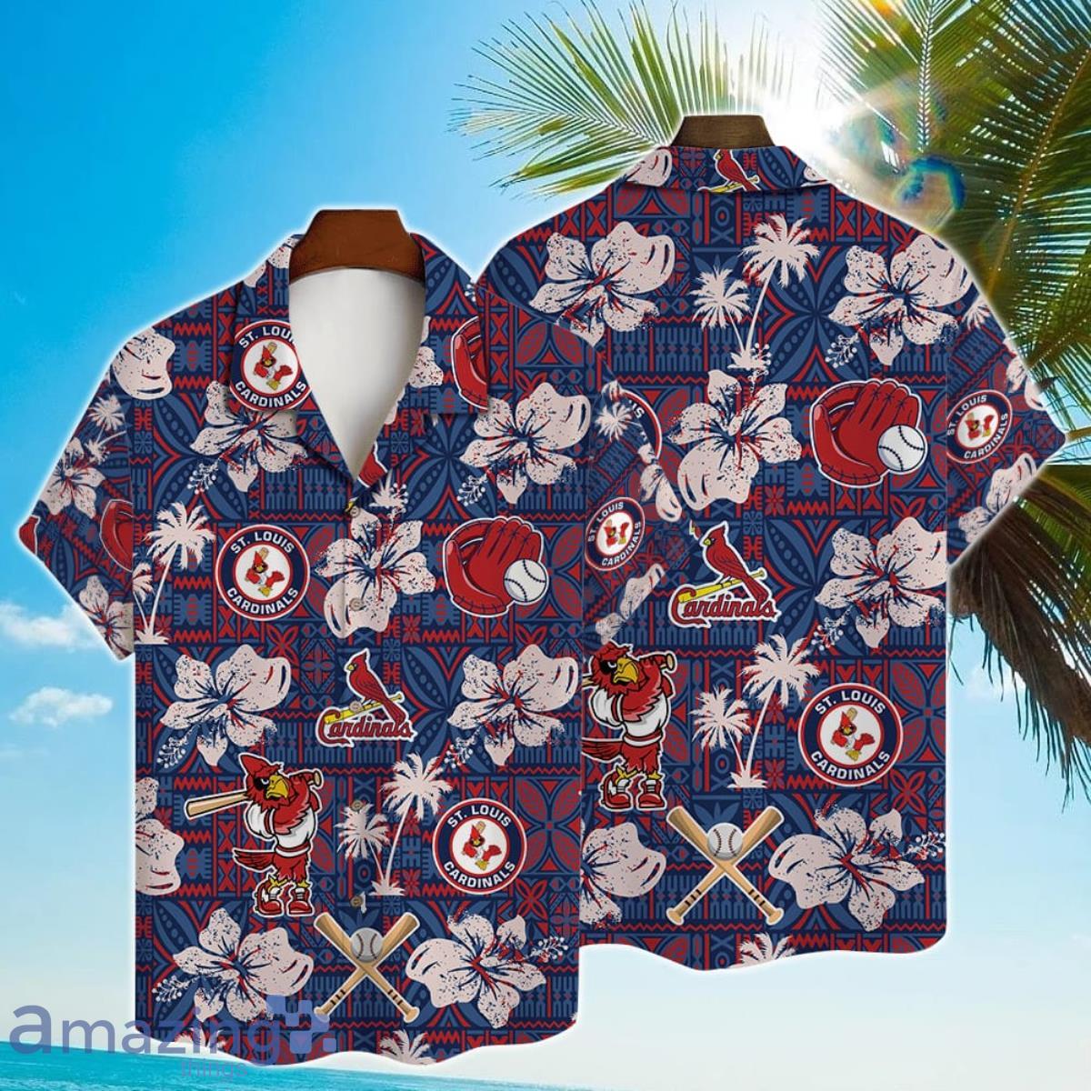 St. Louis Cardinals Hibiscus Pattern Vintage Hawaiian Shirt For Men Women