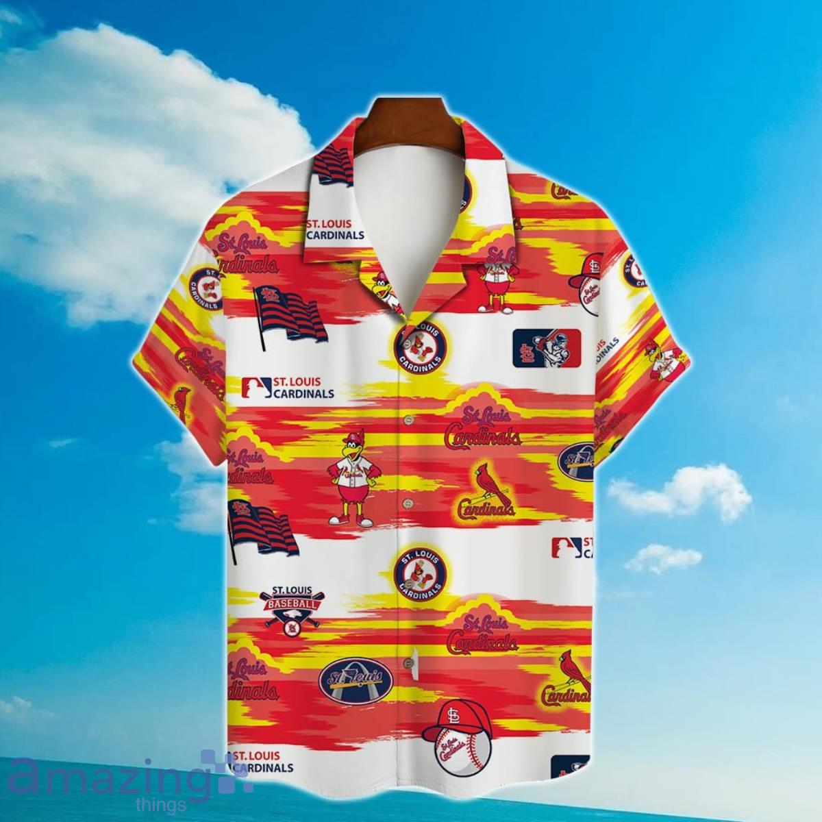 St. Louis Cardinals Major League Baseball 3D Print Hawaiian Shirt