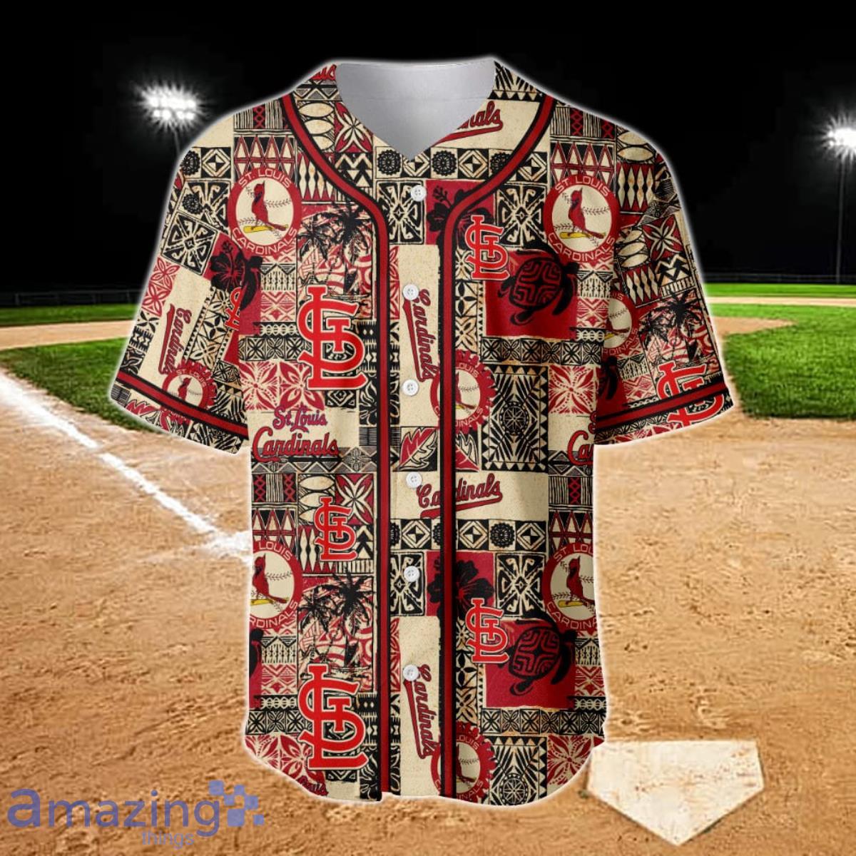 St. Louis Cardinals - Major League Baseball AOP Baseball Jersey Product Photo 2