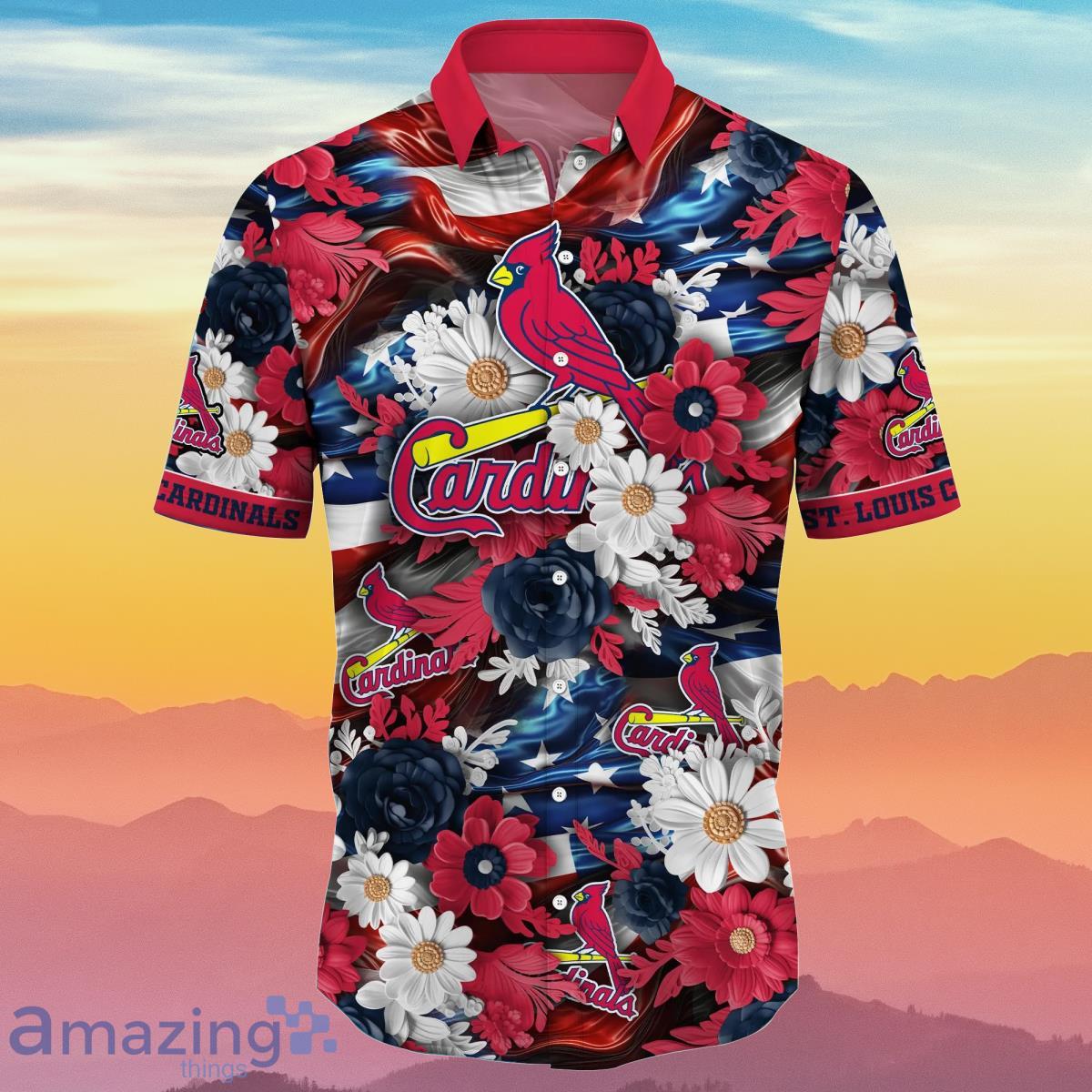 St. Louis Cardinals MLB Hawaiian Shirt 4th Of July Independence Day Best  Gift For Men And Women Fans