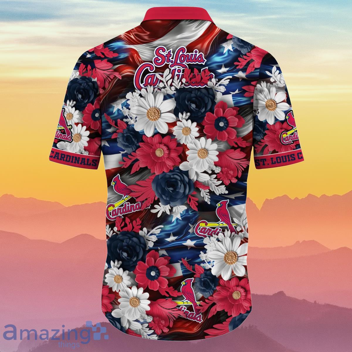 St. Louis Cardinals MLB Hawaiian Shirt 4th Of July Independence Day Special  Gift For Men And Women Fans