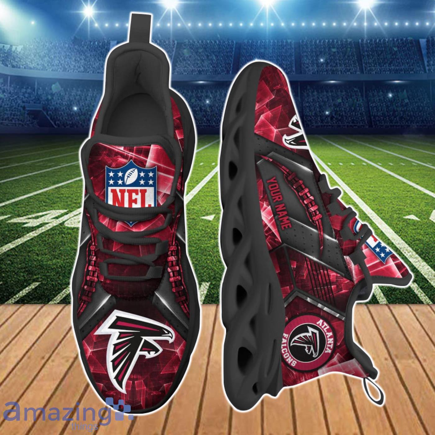 Stand Out in the Crowd Personalized Atlanta Falcons NFL Max Soul Shoes image Stand Out in the Crowd Personalized Atlanta Falcons NFL Max Soul Shoes Product Photo 2
