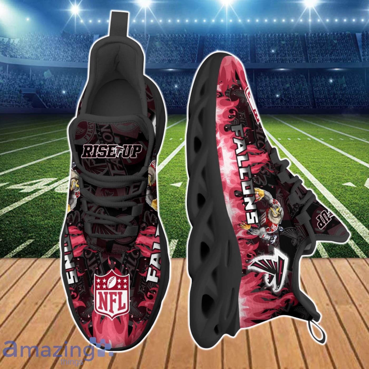 Stride with Confidence Atlanta Falcons NFL Max Soul Shoes Product Photo 2