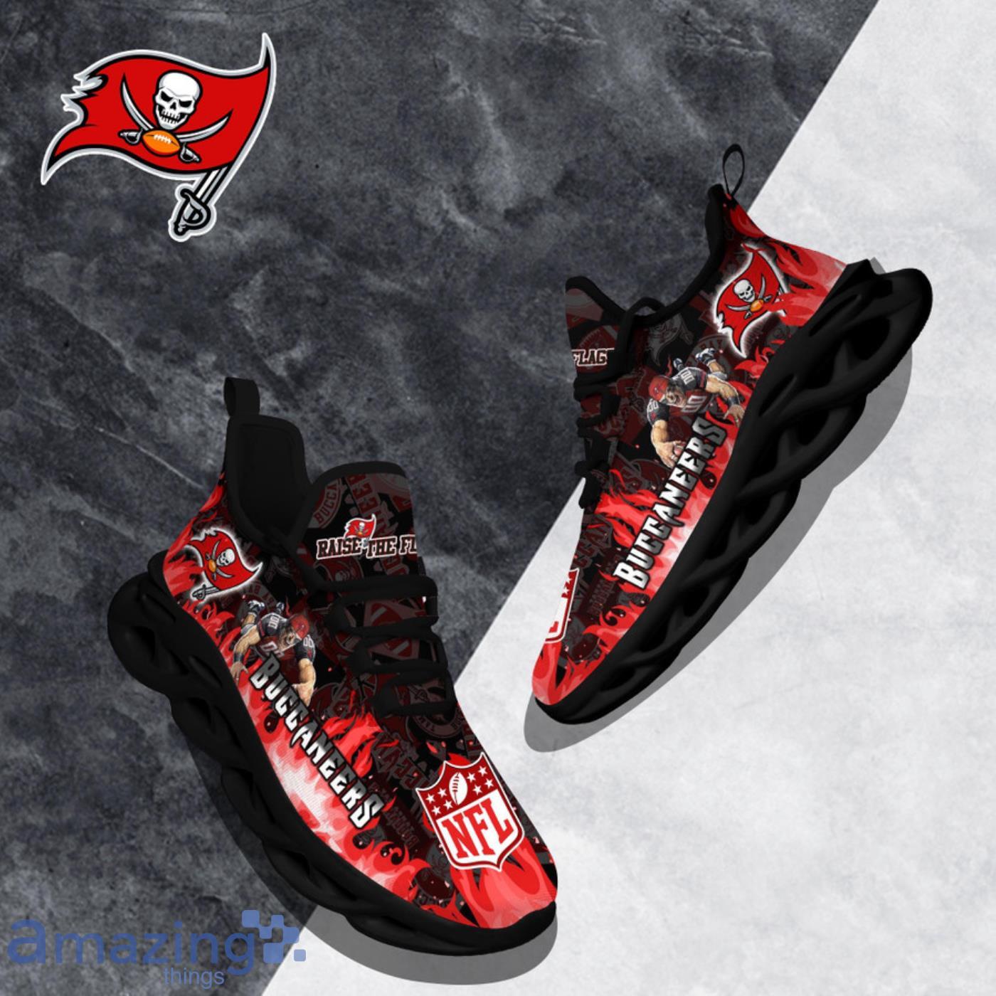 Tampa Bay Buccaneers NFL Clunky Sneakers Max Soul Shoes - Growkoc