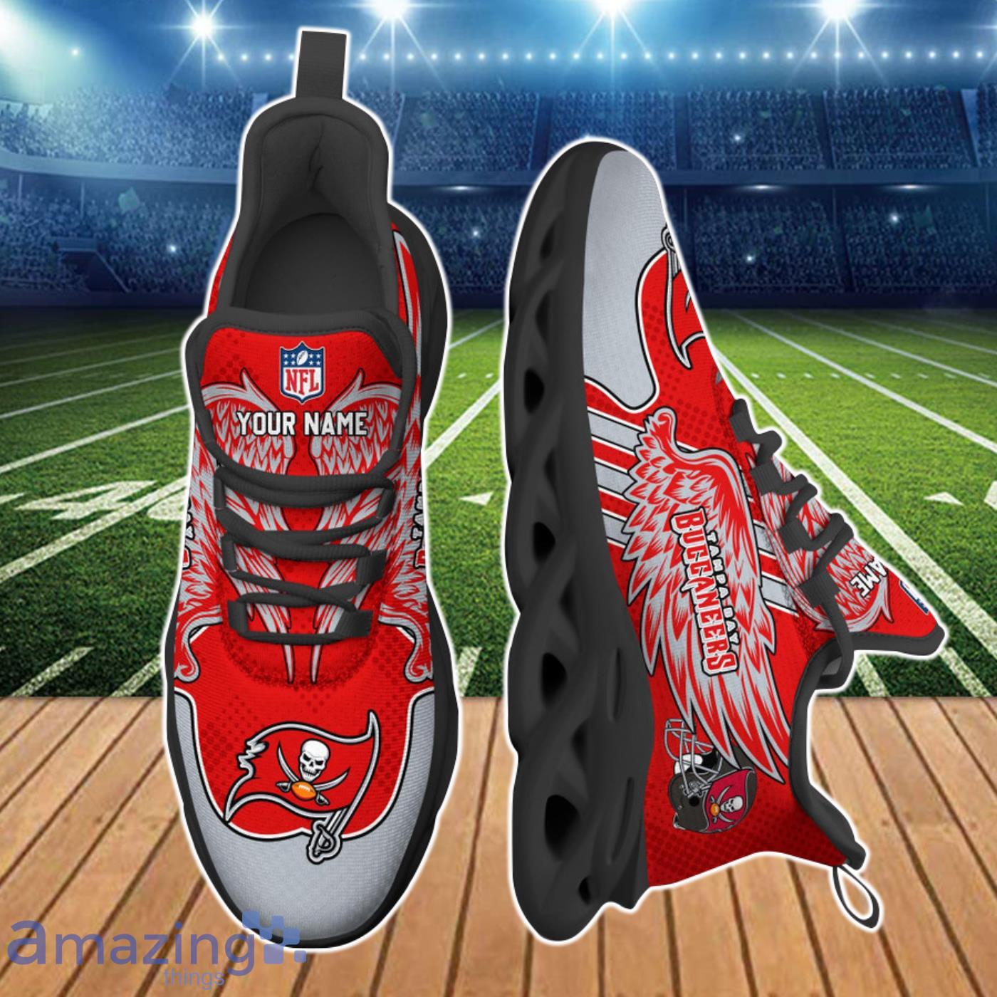 Tampa Bay Buccaneers NFL Clunky Max Soul Shoes Custom Name Special