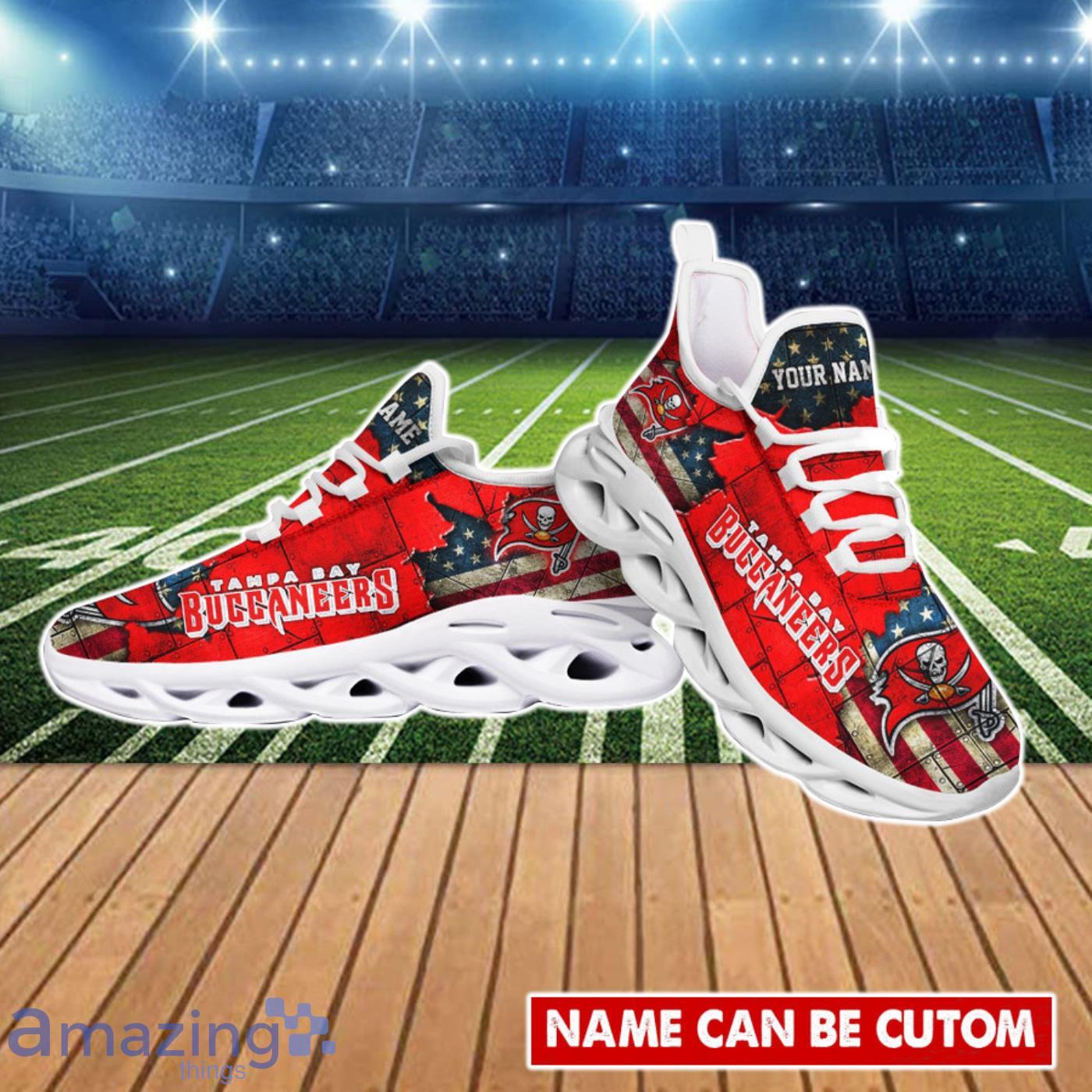 Tampa Bay Buccaneers NFL Clunky Max Soul Shoes Custom Name Unique Gift For Real Fans image Tampa Bay Buccaneers NFL Clunky Max Soul Shoes Custom Name Unique Gift For Real Fans Product Photo 3