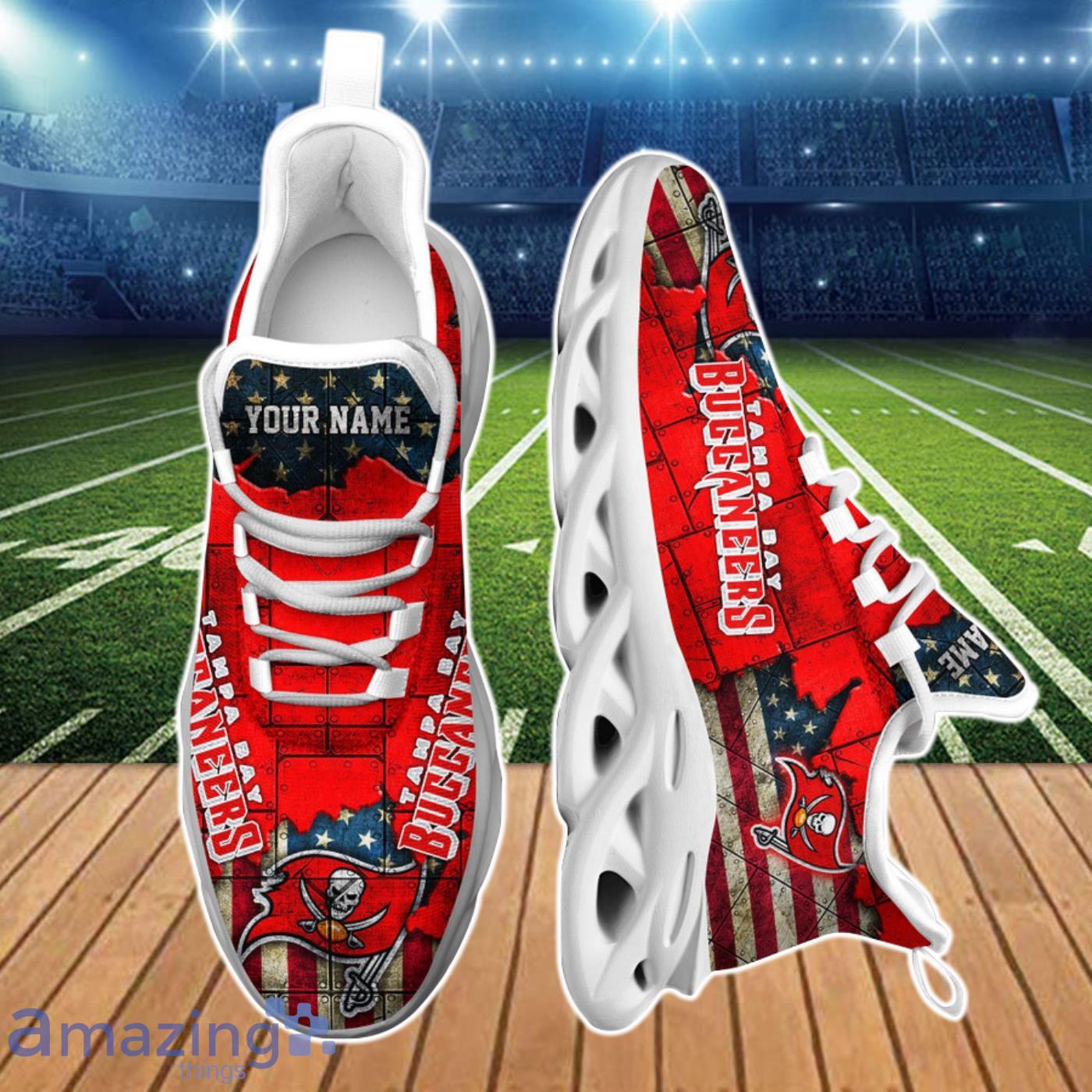 Tampa Bay Buccaneers NFL Clunky Sneakers Max Soul Shoes - Growkoc