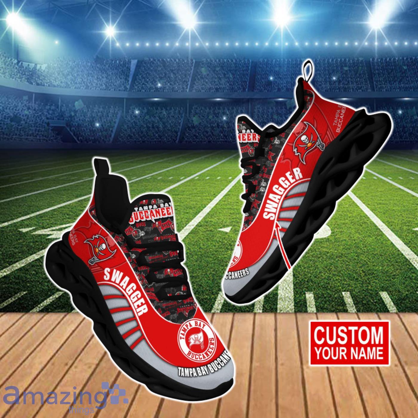 Tampa Bay Buccaneers NFL Clunky Max Soul Shoes Custom Name Product Photo 1 Tampa Bay Buccaneers NFL Clunky Max Soul Shoes Custom Name Product Photo 1