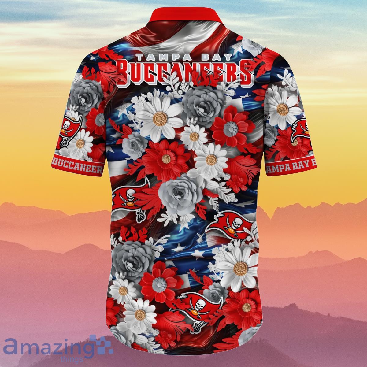 Tampa Bay Buccaneers NFL Flower Hawaiian Shirt Style Gift For Men