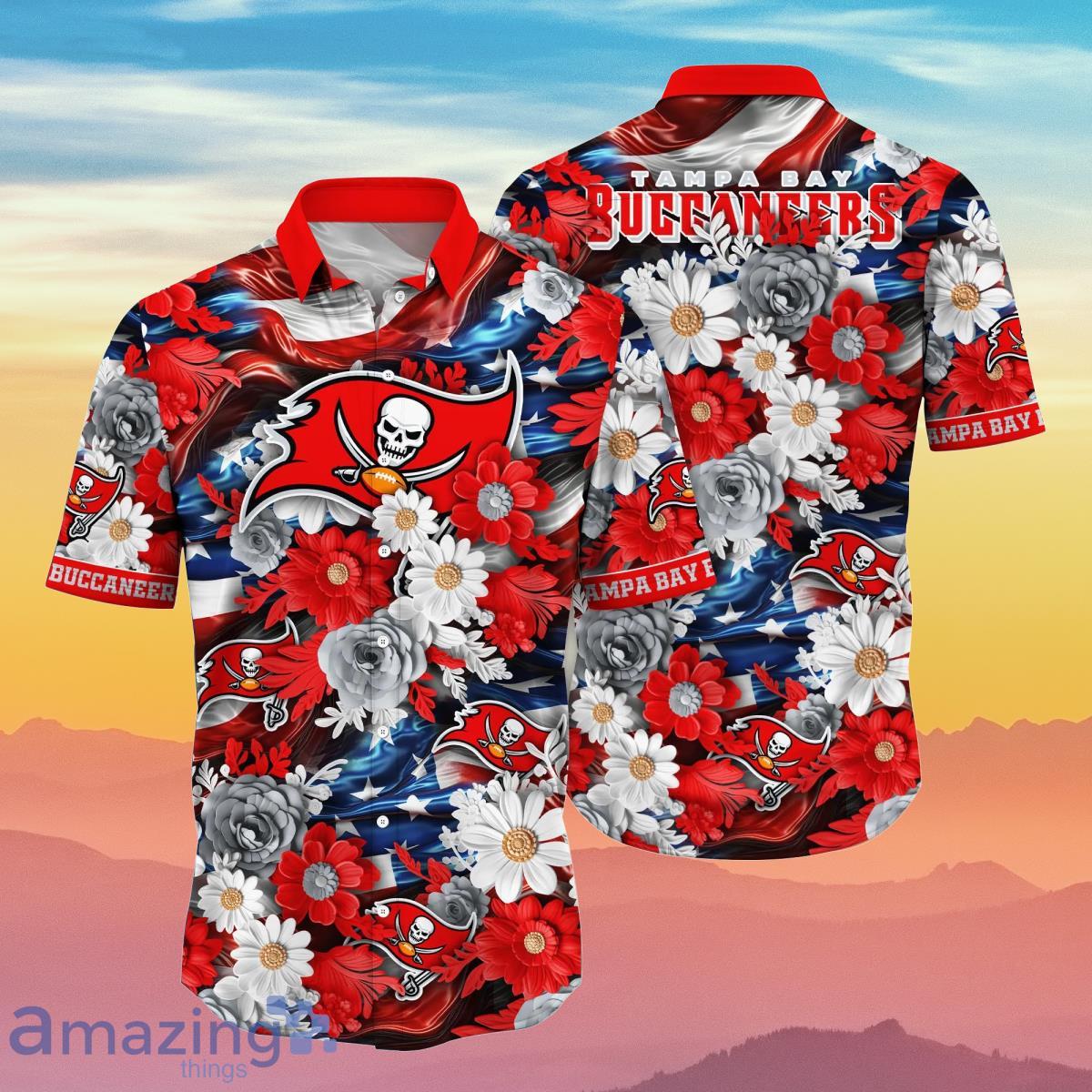 Tampa Bay Buccaneers NFL Hawaiian Shirt 4th Of July Independence