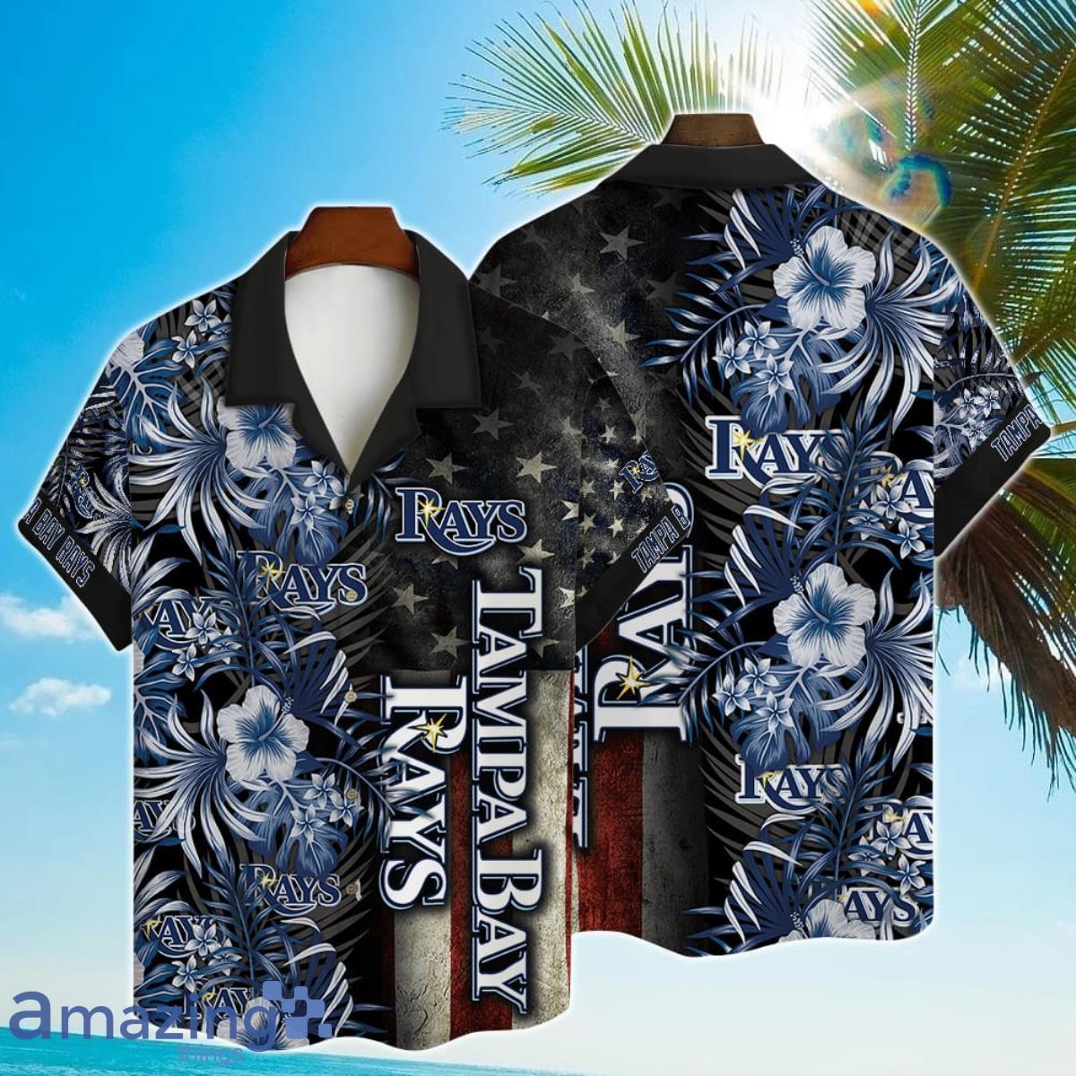 NEW FASHION 2023 Tampa Bay Rays Hawaiian Shirt Tropical flower