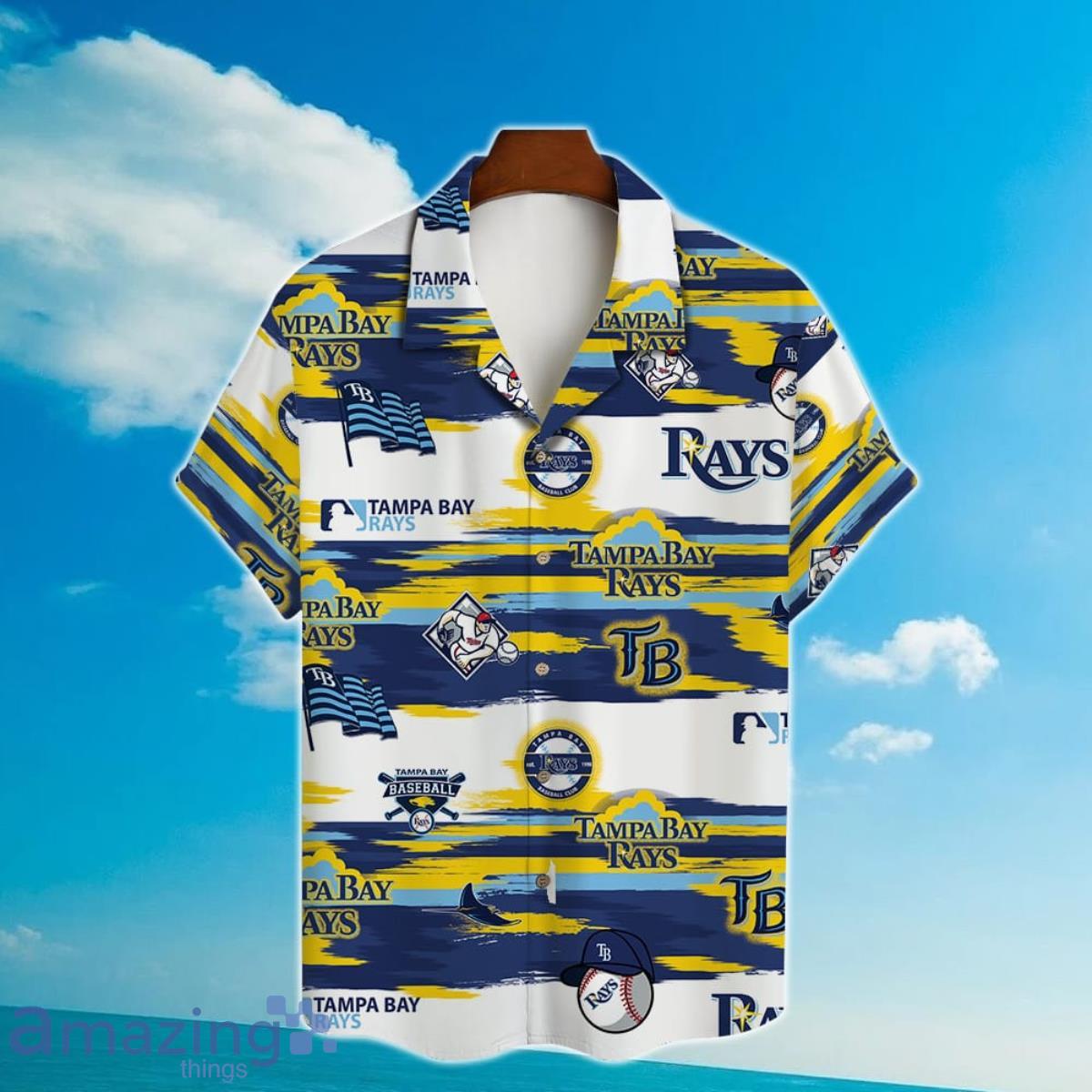Tampa Bay Rays Major League Baseball 3D Print Hawaiian Shirt Gift