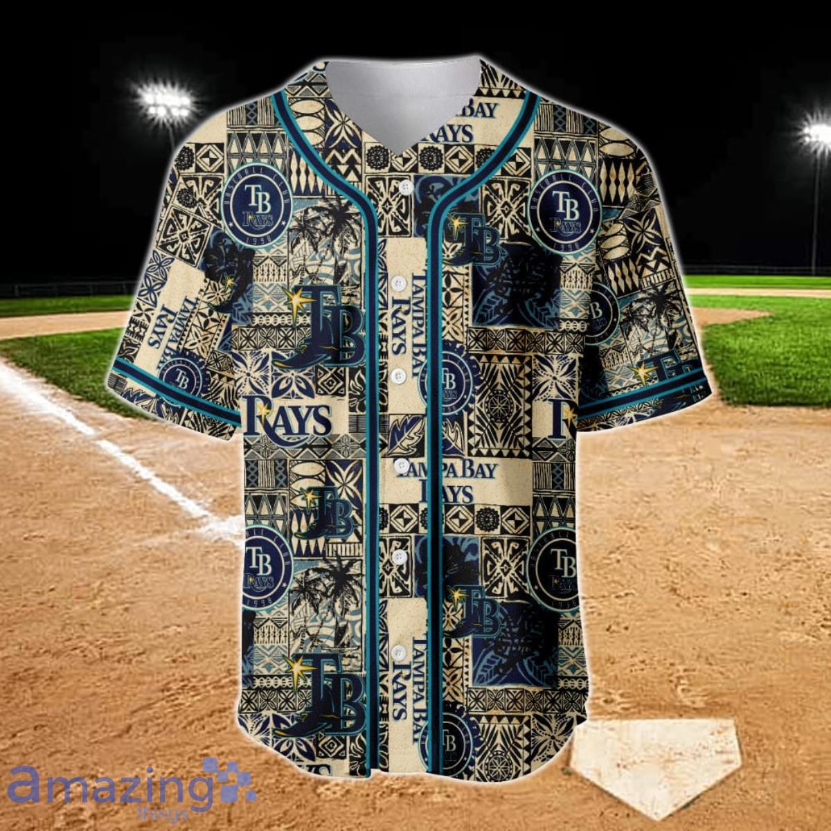 Tampa Bay Rays - Major League Baseball AOP Baseball Jersey Product Photo 2