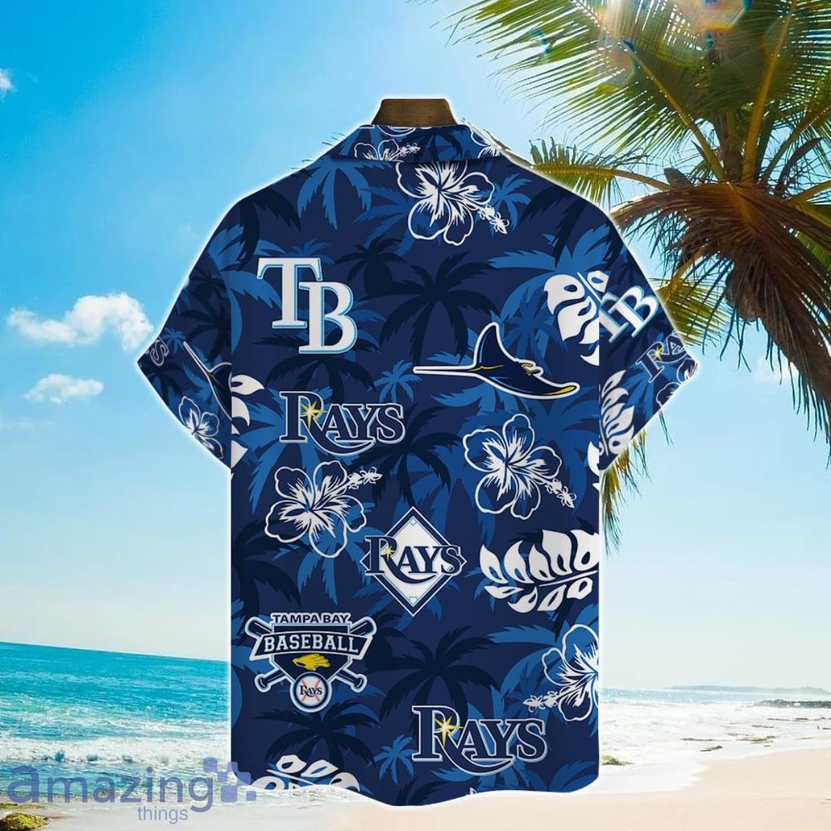 Tampa Bay Rays Hawaiian Shirt Tropical Island TB Rays Gift in 2023