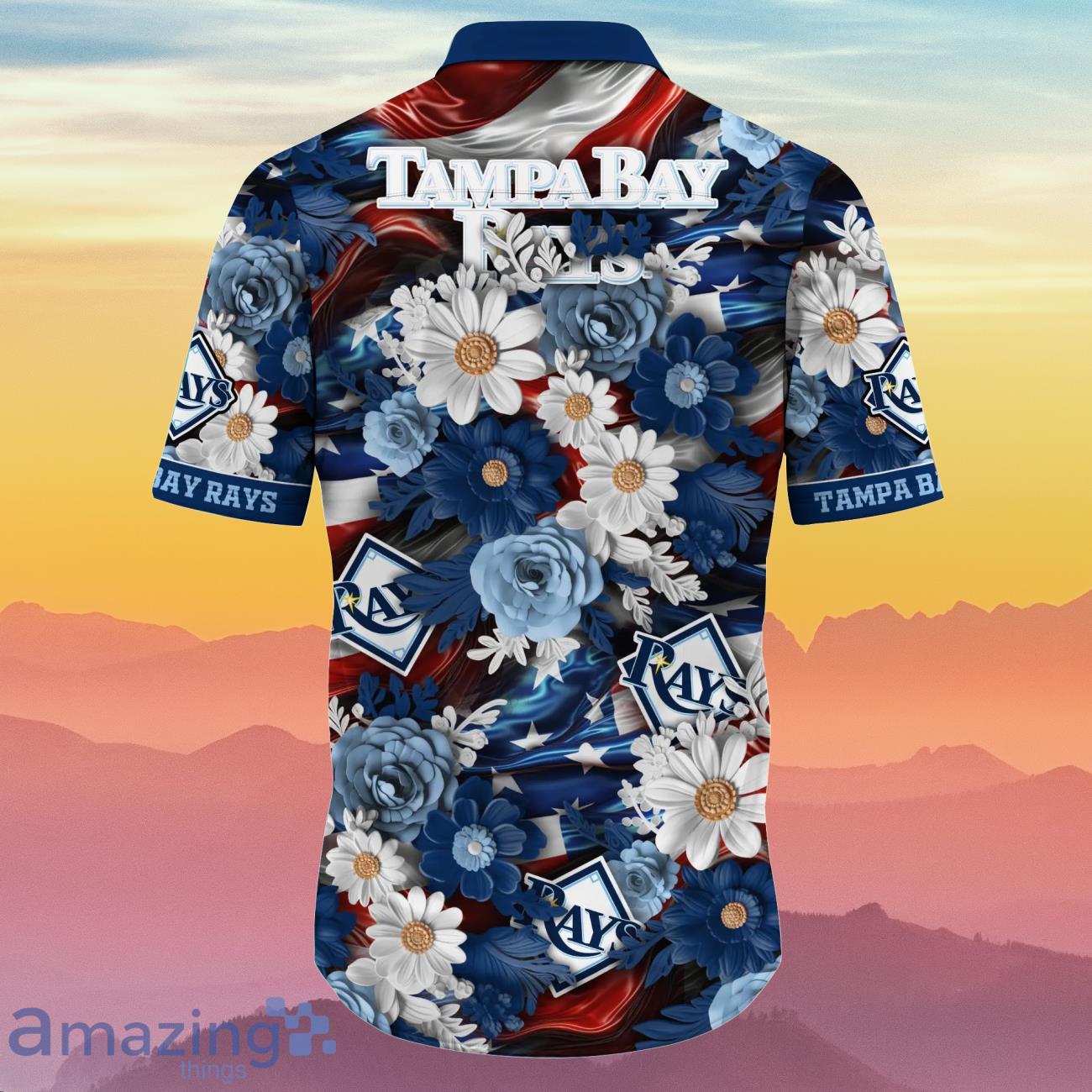 Tampa Bay Rays MLB Hawaiian Shirt 4th Of July Independence Day Special Gift  For Men And Women Fans
