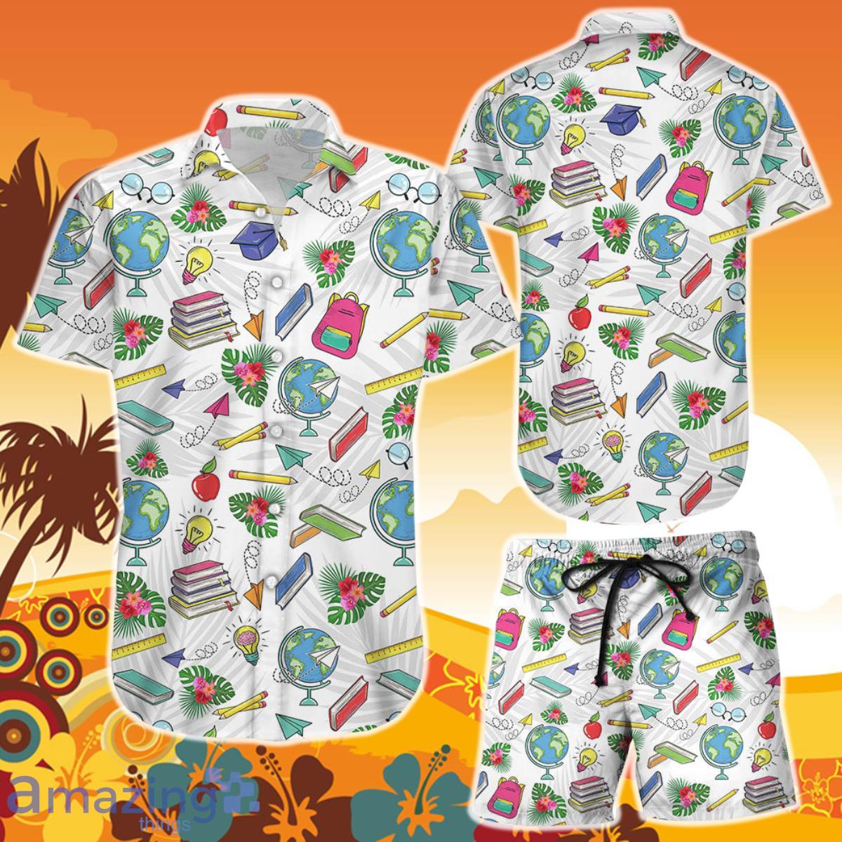 Teacher Hawaian Shirt Teacher Love Summer Tropical Teacher Gift Ideas Product Photo 1