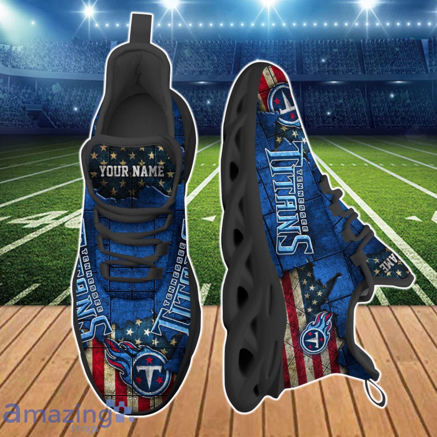 Tennessee Titans NFL Clunky Max Soul Shoes Custom Name Ideal Gift For True Fans Product Photo 2