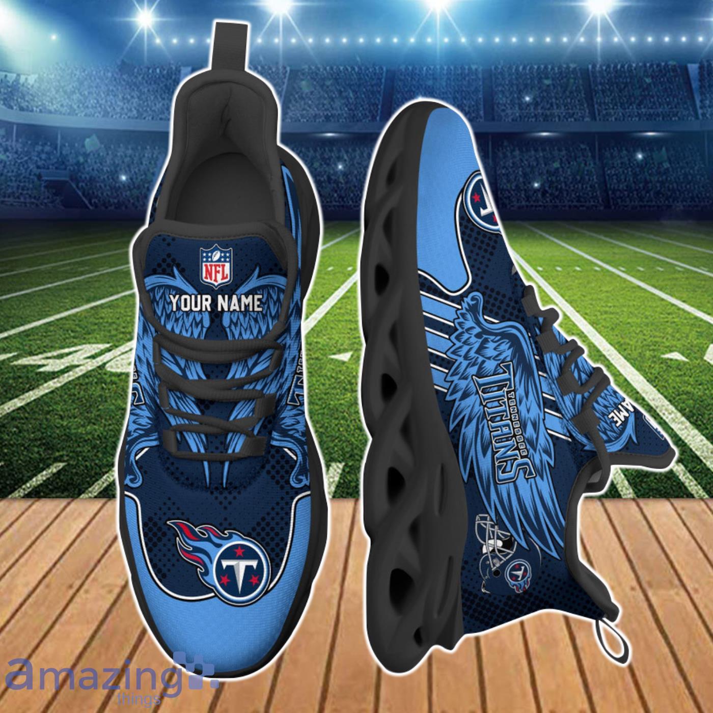 Tennessee Titans NFL Clunky Max Soul Shoes Custom Name Special Gift For Real Fans Product Photo 2