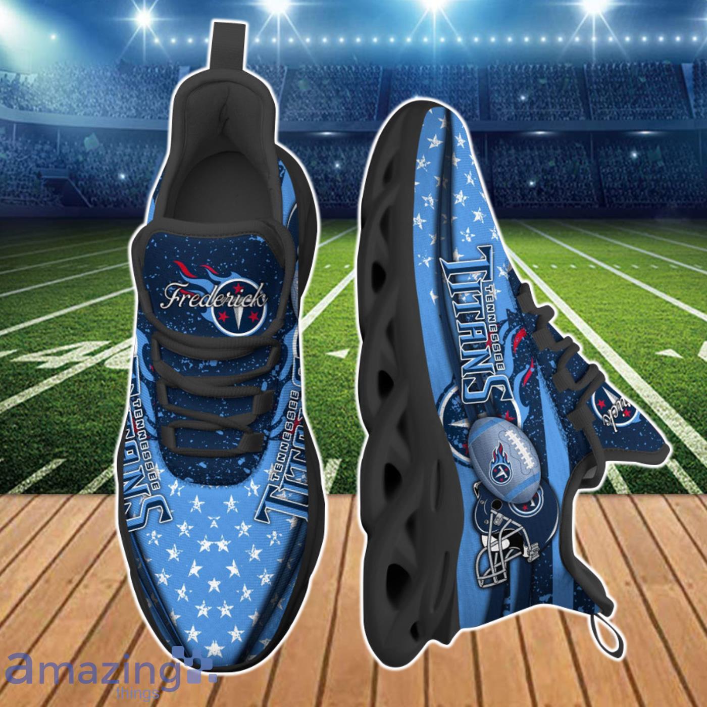 Tennessee Titans NFL Clunky Max Soul Shoes Custom Name Unique Style For Fans image Tennessee Titans NFL Clunky Max Soul Shoes Custom Name Unique Style For Fans Product Photo 2