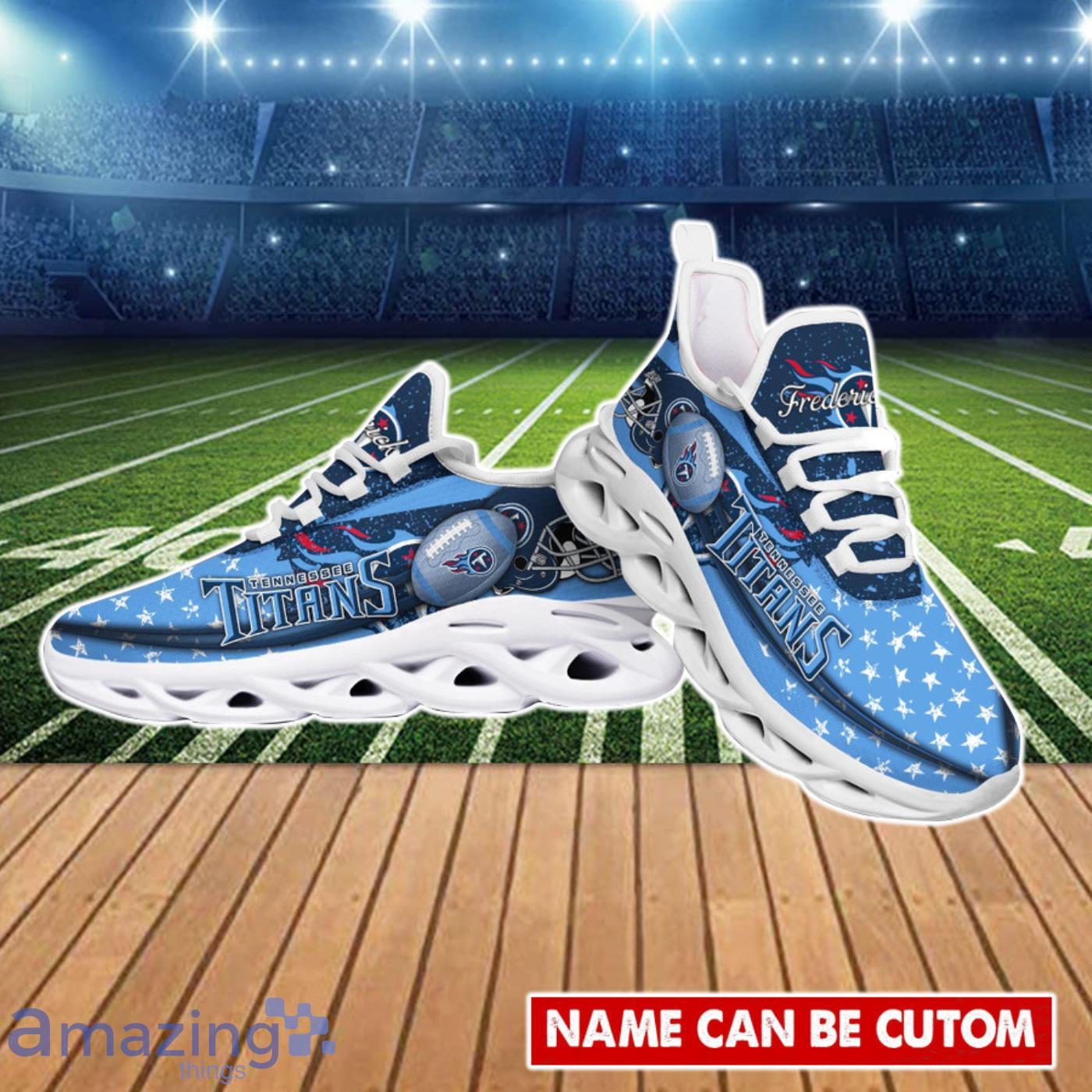 Tennessee Titans NFL Clunky Max Soul Shoes Custom Name Unique Style For Fans image Tennessee Titans NFL Clunky Max Soul Shoes Custom Name Unique Style For Fans Product Photo 3