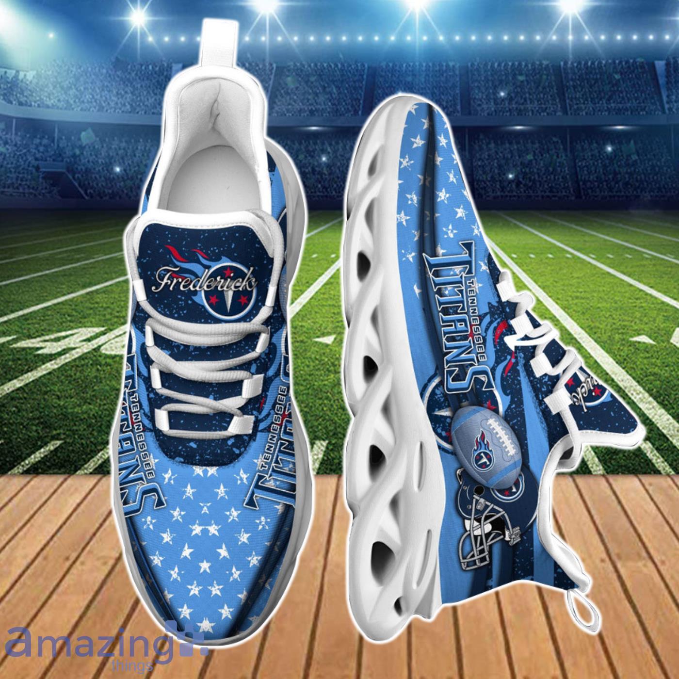 Tennessee Titans NFL Clunky Max Soul Shoes Custom Name Unique Style For Fans image Tennessee Titans NFL Clunky Max Soul Shoes Custom Name Unique Style For Fans Product Photo 4