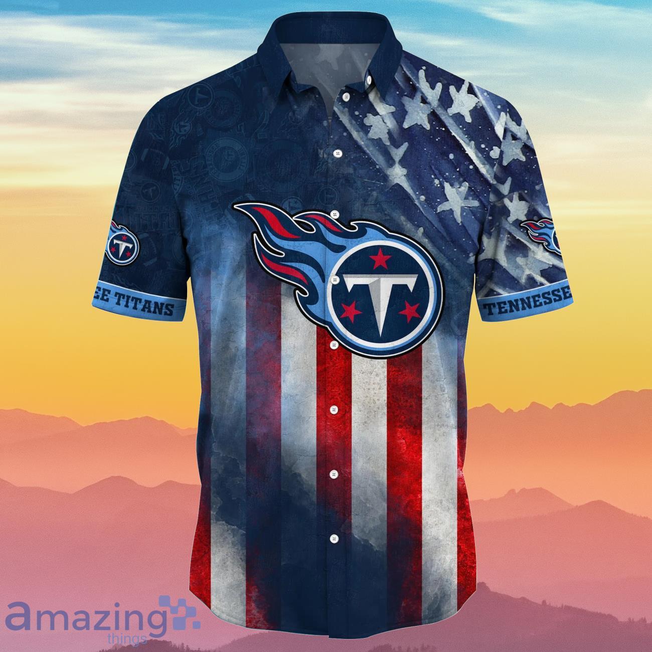 Tennessee Titans NFL Hawaiian Shirt 4th Of July Independence Day Best Gift  For Men And Women Fans