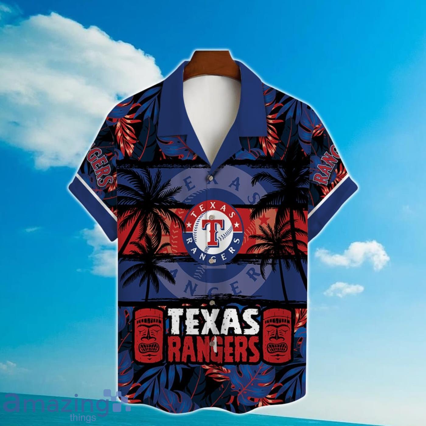 Texas Rangers MLB Summer 3D Hawaiian Shirt Gift For Men And Women