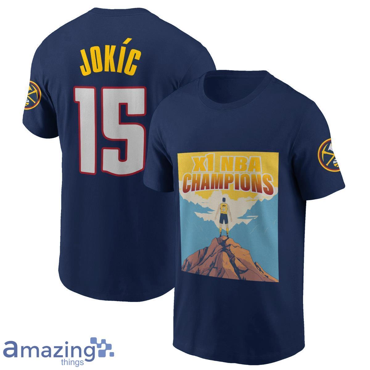 To The Top Nikola Jokic Number 15 Denver Nuggets NBA Champions Shirt For Fans Product Photo 1