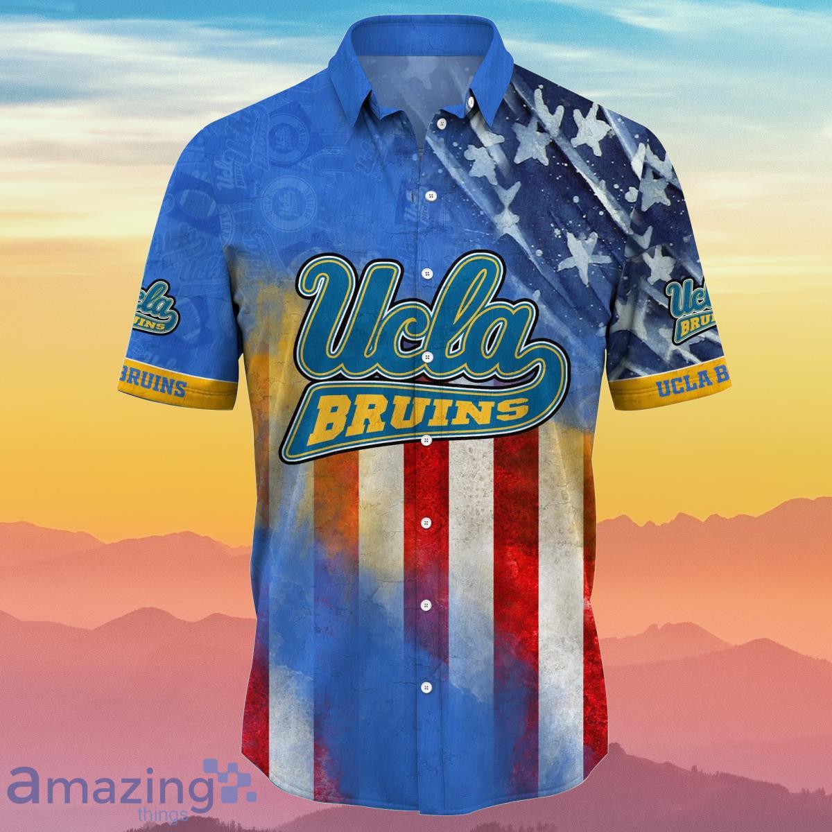 UCLA Bruins NCAA3 Hawaiian Shirt 4th Of July Independence Day Best Gift For Men And Women Fans image UCLA Bruins NCAA3 Hawaiian Shirt 4th Of July Independence Day Best Gift For Men And Women Fans Product Photo 2