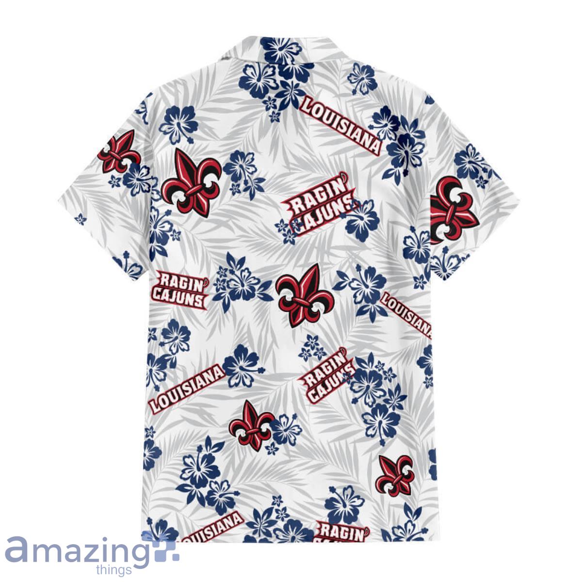 University Of Louisiana Lafayette Floral Hawaiian Shirt For Men And Women Product Photo 1