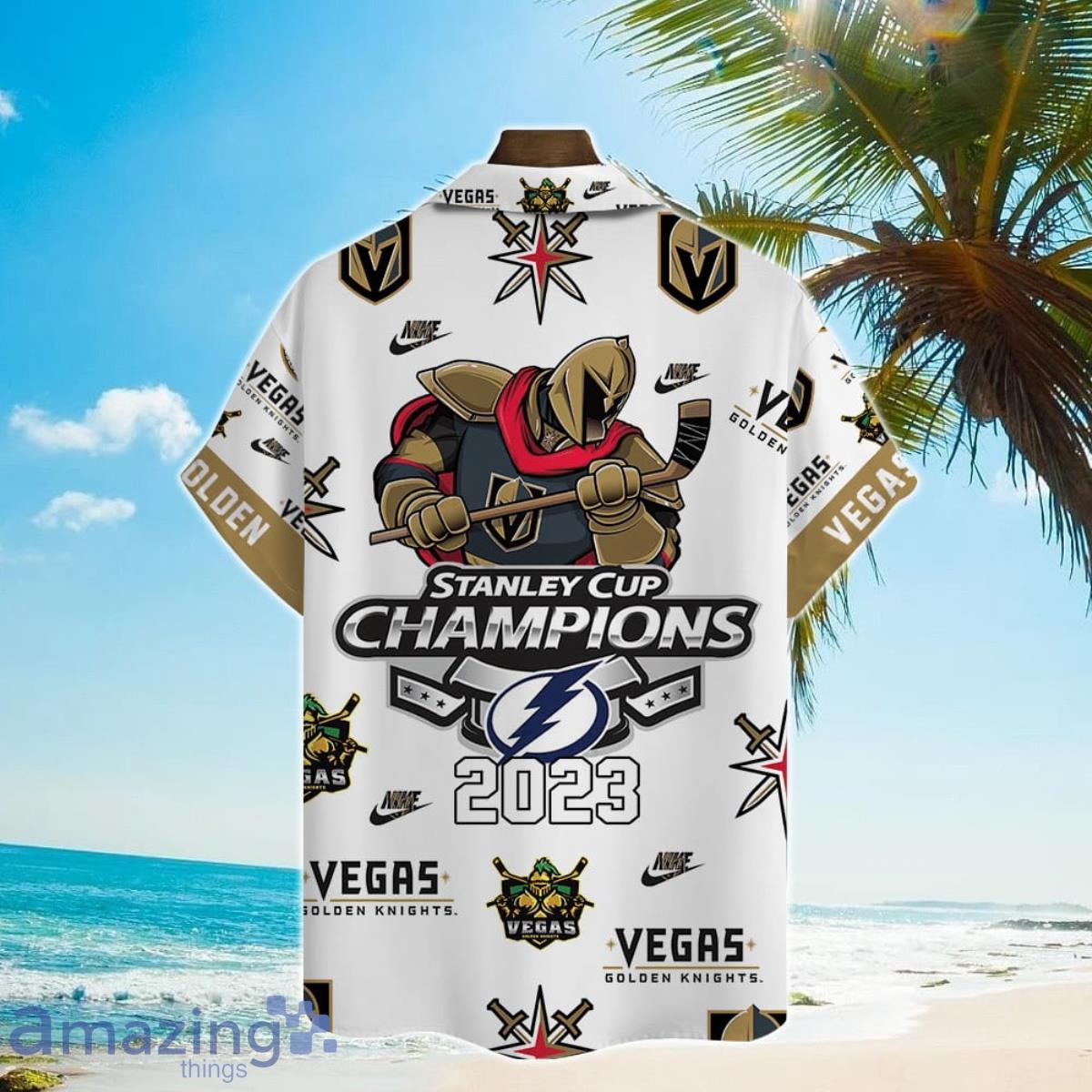 LIMITED] Vegas Golden Knights NHL Hawaiian Shirt And Shorts, New Collection  For This Summer