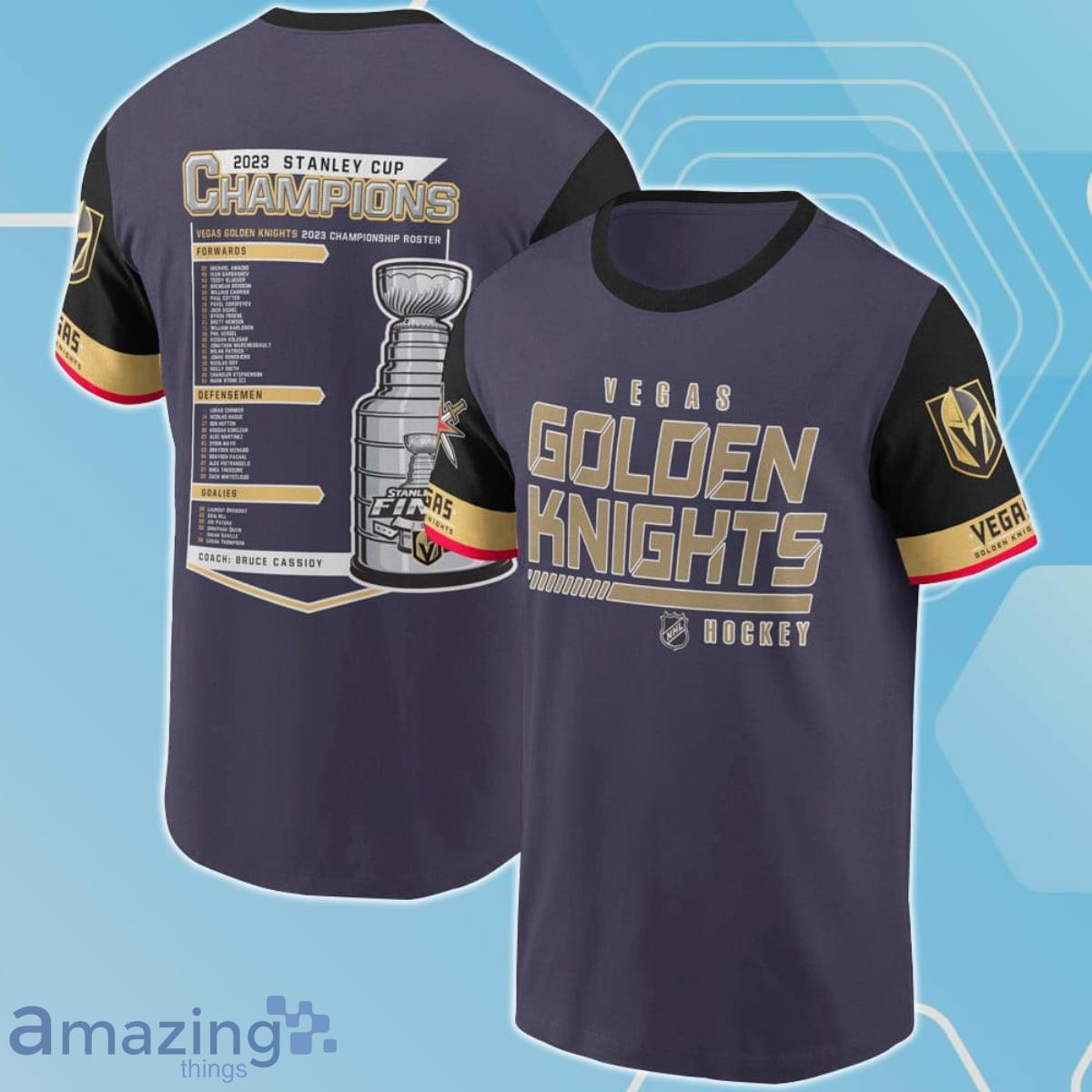 Vegas Golden Knights National Hockey League 2023 3D Shirt Product Photo 1