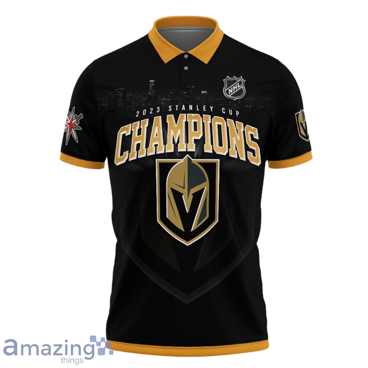 Vegas Golden Knights National Hockey League Champions Stanley Cup 2023 3D Polo Shirt Product Photo 2