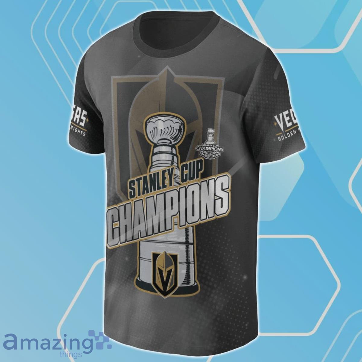 Vegas Golden Knights NHL Champions 2023 3D Shirt For Fans Product Photo 2
