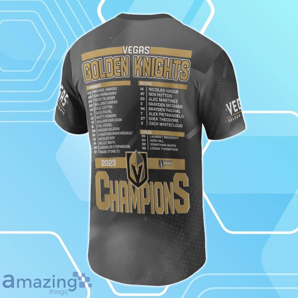 Vegas Golden Knights National Hockey League Champions 2023 3D Shirt For  Real Fans - Freedomdesign