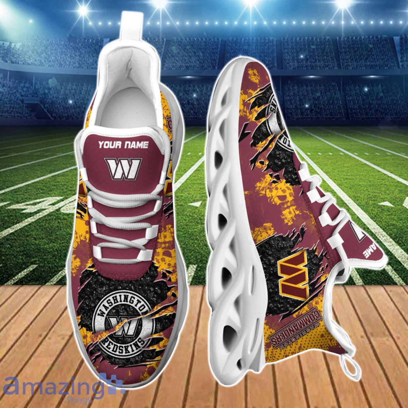 Personalized Washington Commanders Air Jordan 4 Sneakers Shoes Gift For Men  And Women