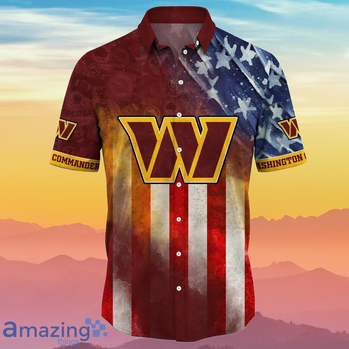 Washington Commanders NFL Hawaiian Shirt 4th Of July Independence Day Best  Gift For Men And Women Fans