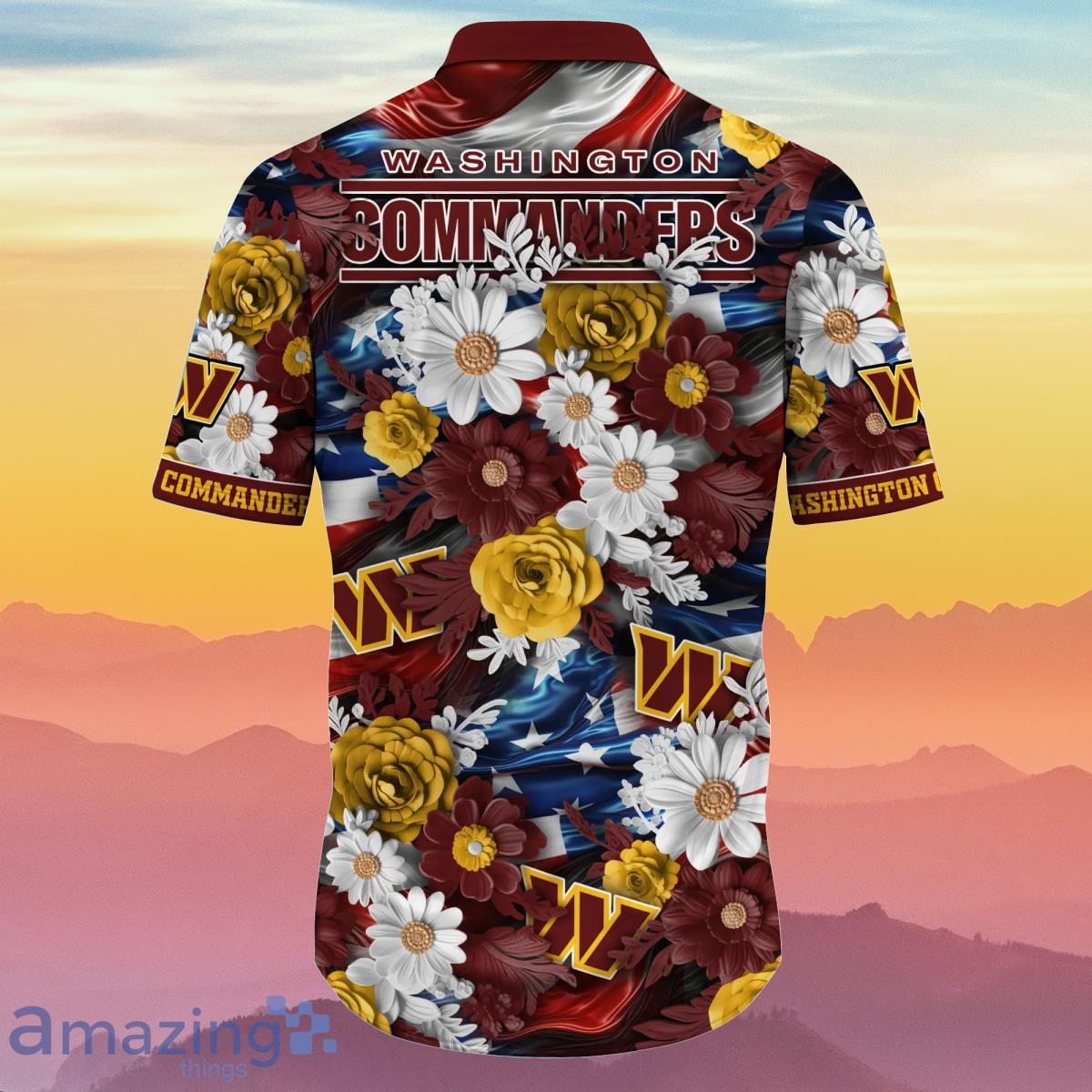 Washington Commanders NFL Flower Hawaiian Shirt Special Gift For