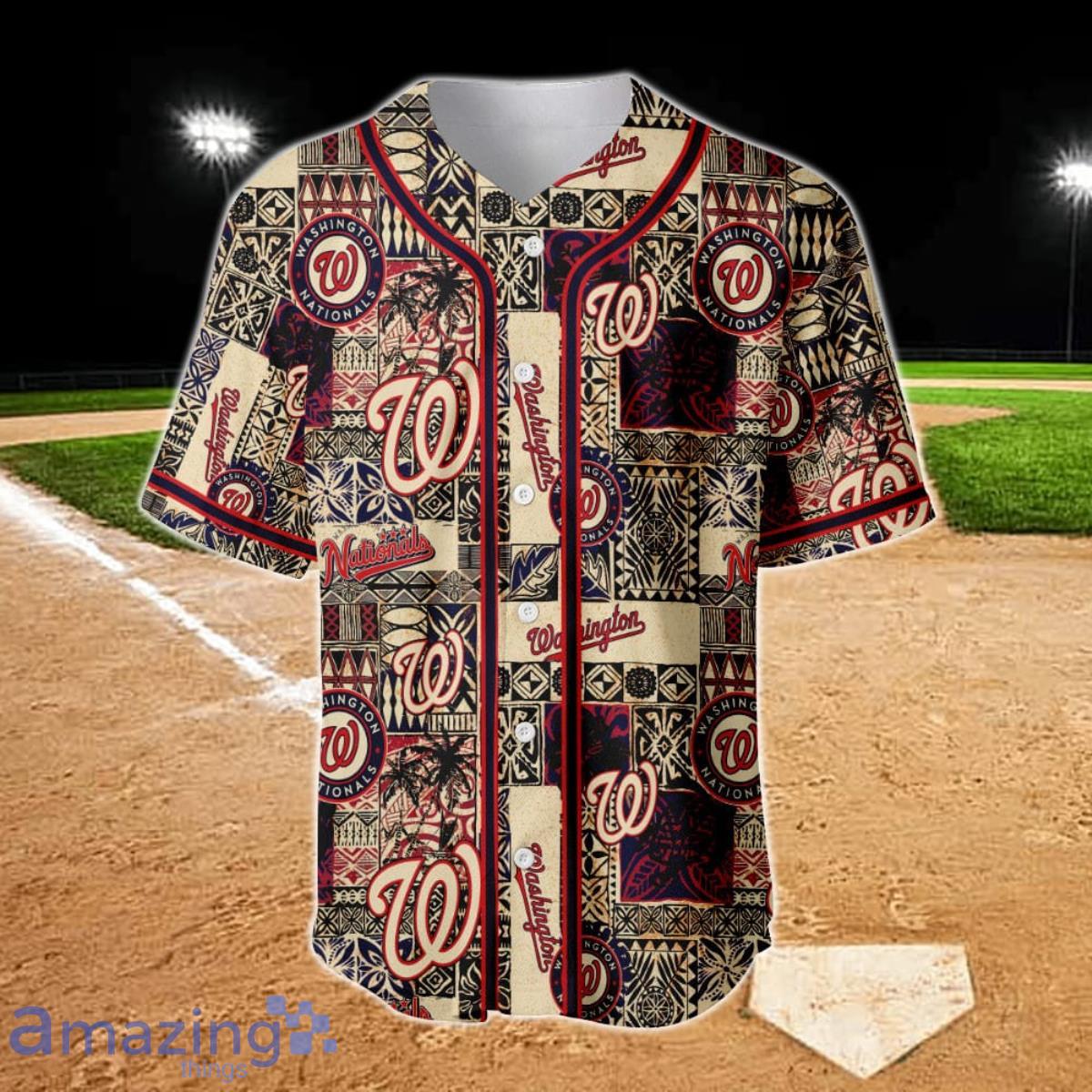 Washington Nationals - Major League Baseball AOP Baseball Jersey Best Gift For Fans Product Photo 2