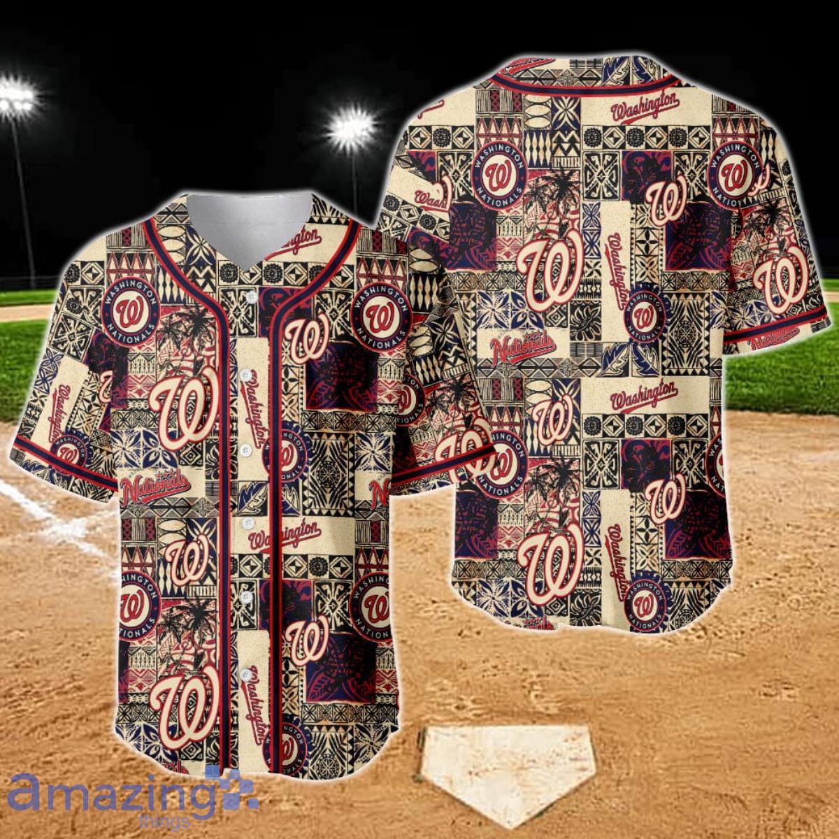 Washington Nationals - Major League Baseball AOP Baseball Jersey Best Gift For Fans Product Photo 1