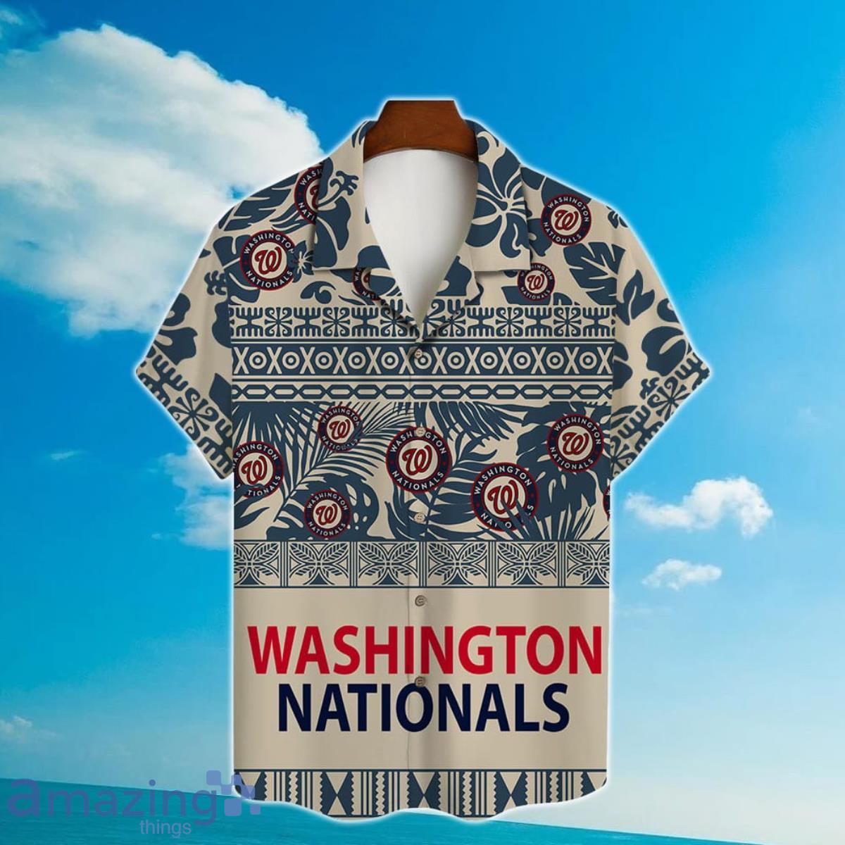Nationals Hawaiian Shirt Washington Nationals Mlb Custom Hawaiian Shirts in  2023
