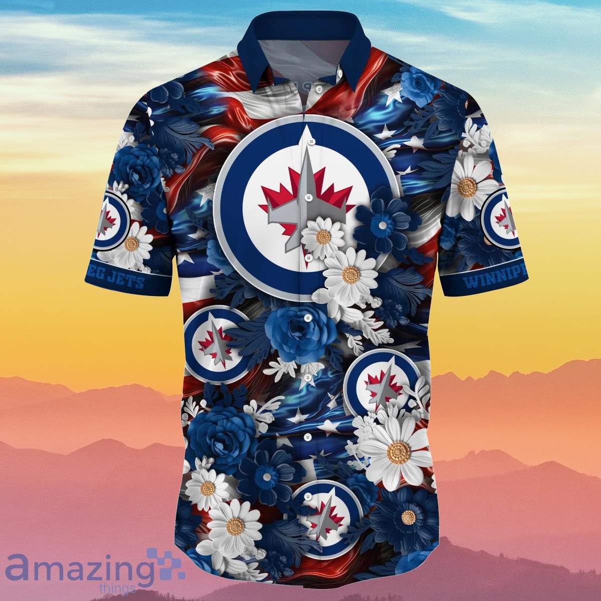 NHL Winnipeg Jets Design Hawaiian Shirt For Men And Women - Freedomdesign