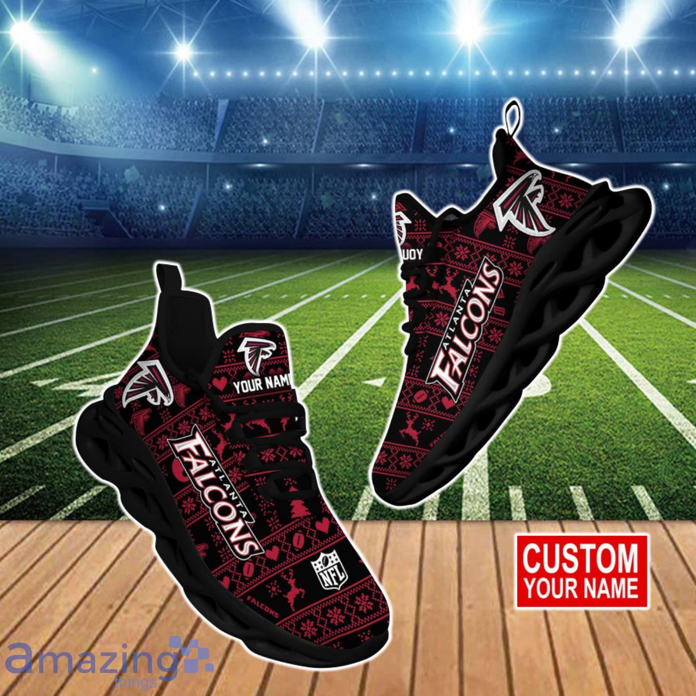 Your Signature Style Custom Name Atlanta Falcons NFL Max Soul Shoes Product Photo 1