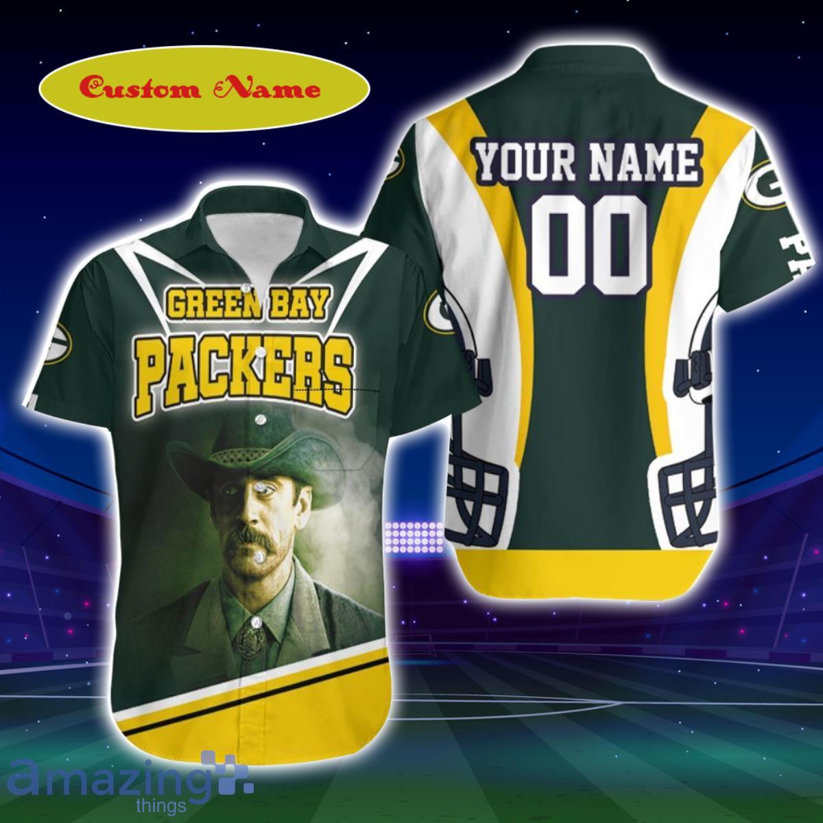 Beach Shirt Green Bay Packers Aaron Rodgers 12 And Brett Favre 4 For Fans  3D Print Personalized Hawaiian Shirt Outfit - T-shirts Low Price