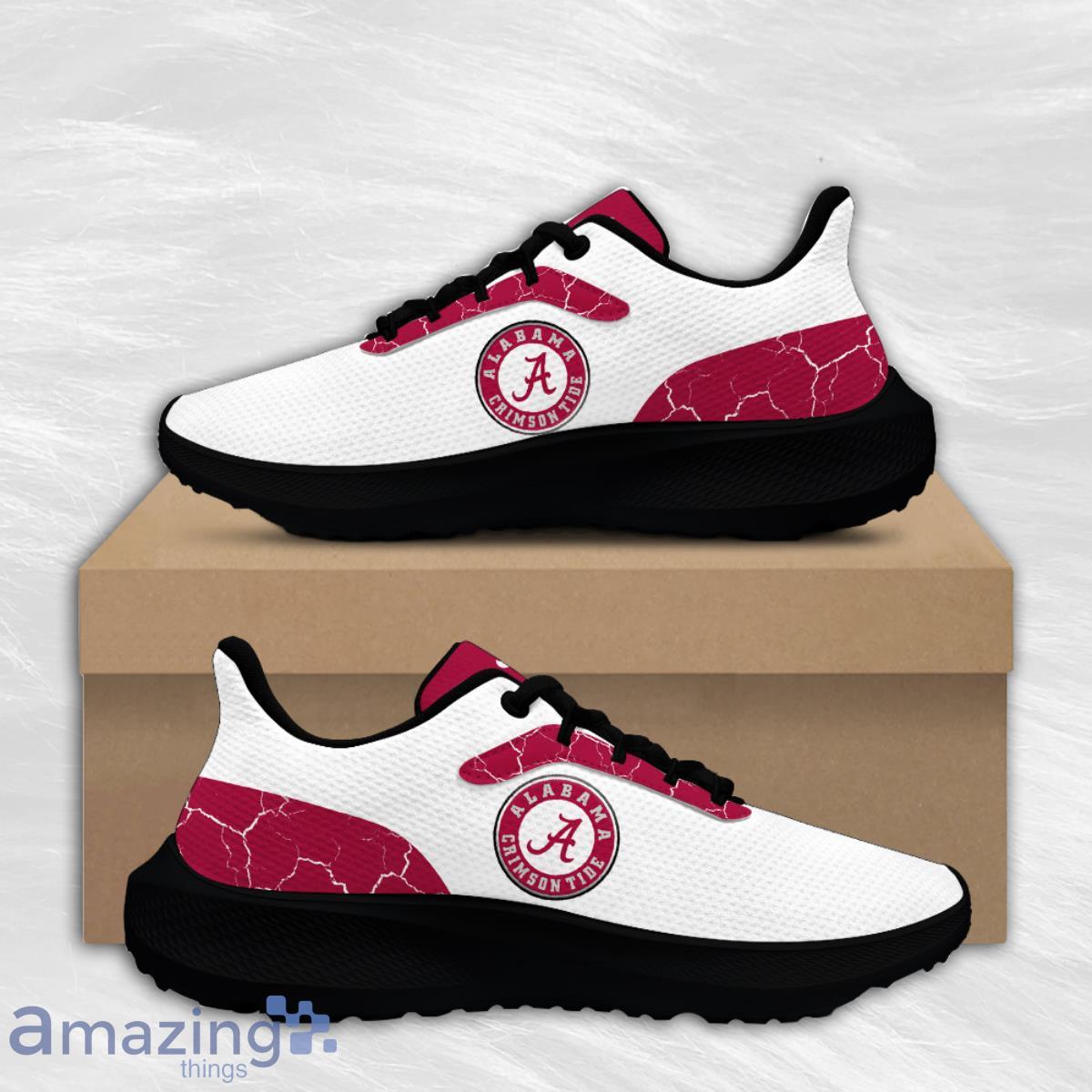 Alabama Crimson Football Air Mesh Running Shoes Sport Team For Men And Women Product Photo 2