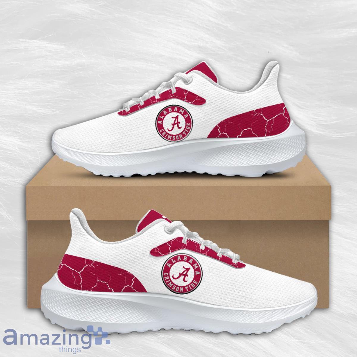 Alabama Crimson Football Air Mesh Running Shoes Sport Team For Men And Women Product Photo 1