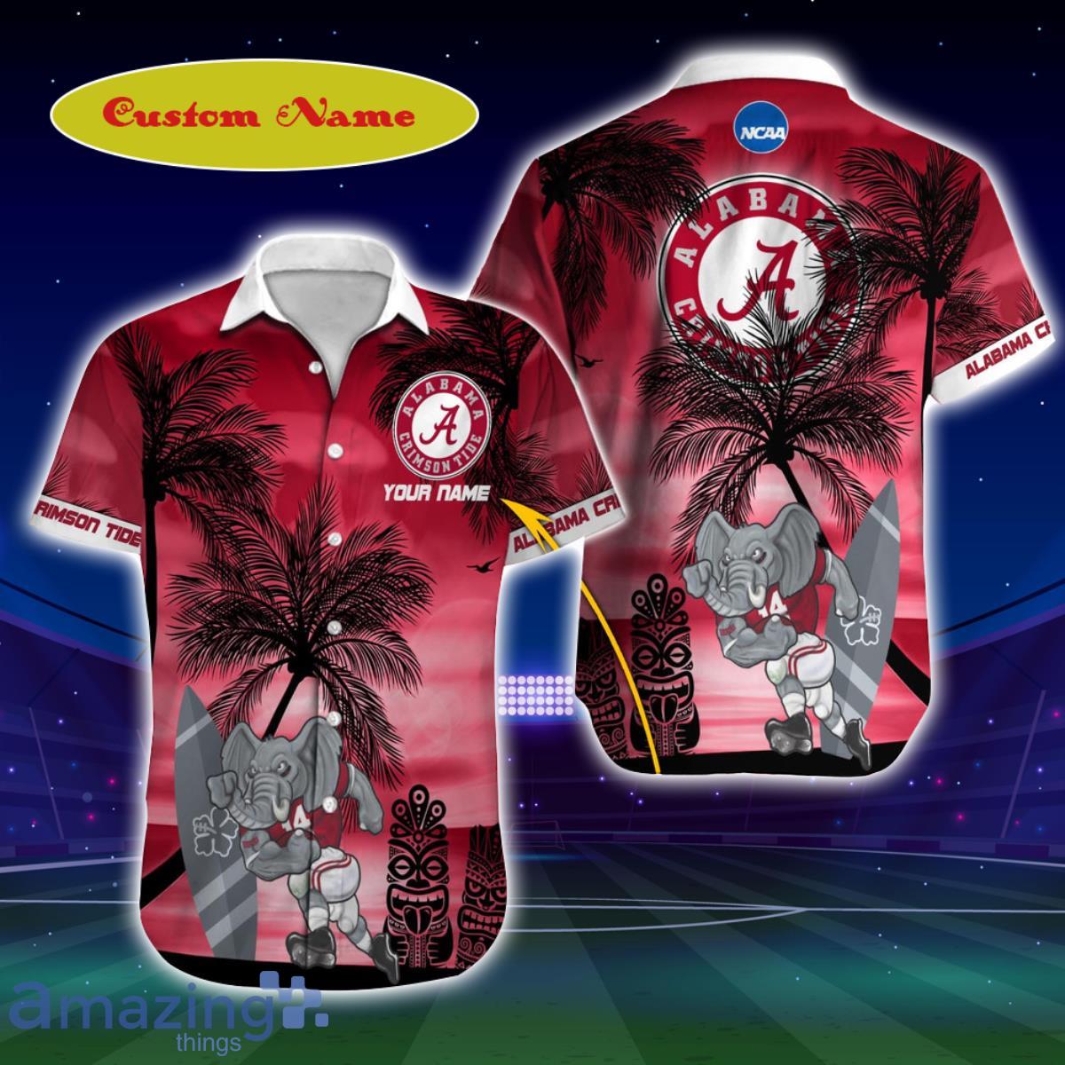 Alabama Crimson Tide NCAA Custom Name Hawaiian Shirt For Men And Women Best Gift For Fans Product Photo 1