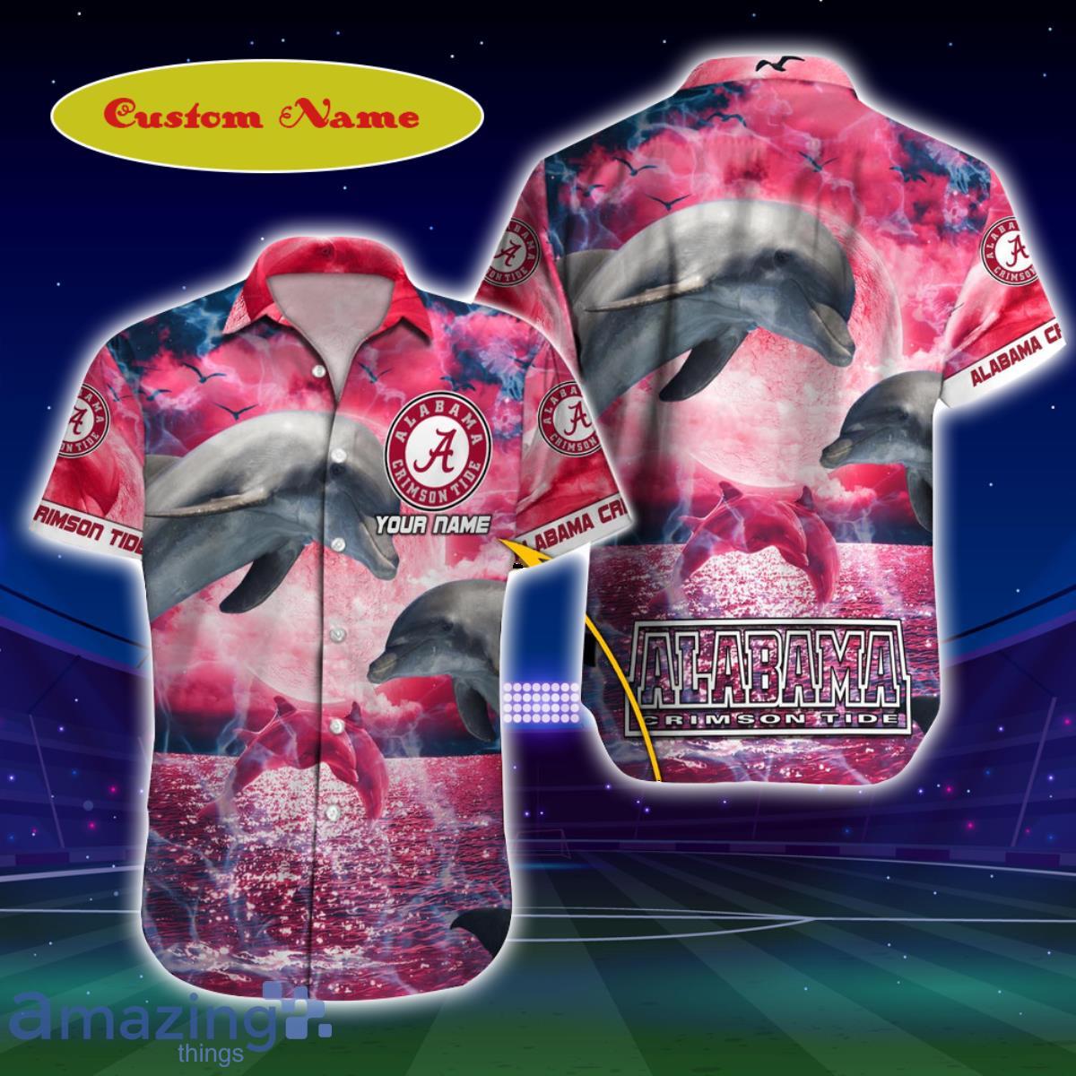 Alabama Crimson Tide NCAA Custom Name Hawaiian Shirt For Men And Women Unique Gift For Fans Product Photo 1