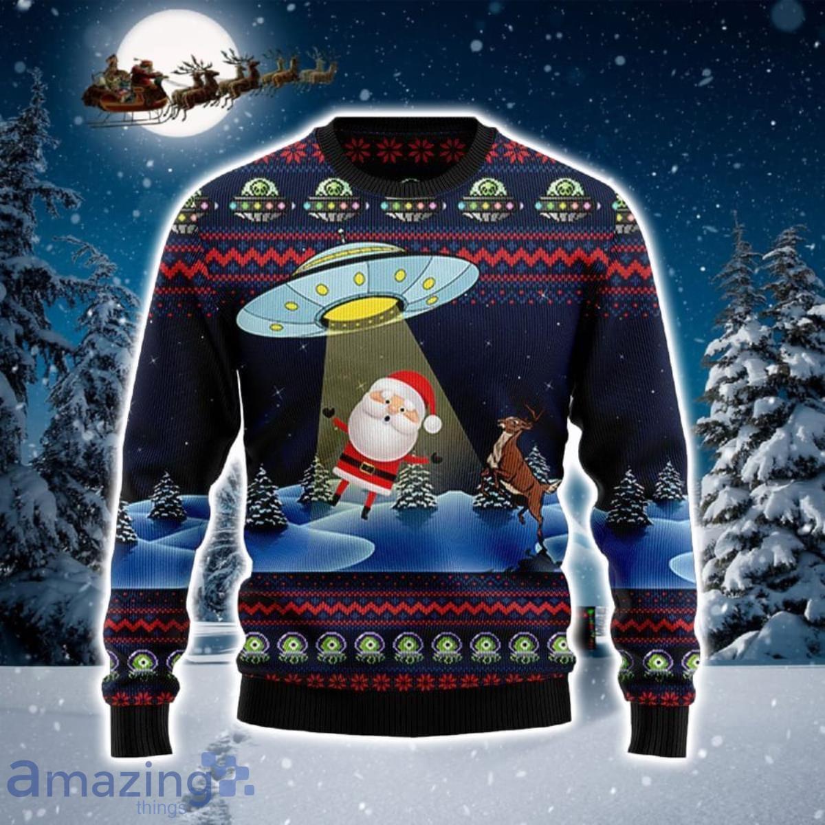 Alien 3D Sweater Ugly Christmas Sweater For Men Women Product Photo 1