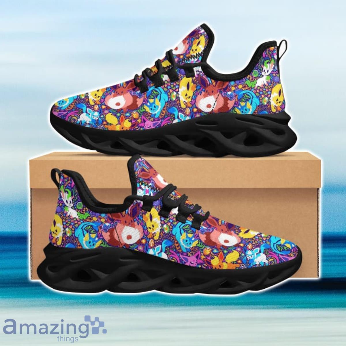 All Pokemon Floral Max Soul Shoes Sneaker For Men Women Product Photo 1